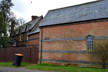 The Old Vicarage from Toddington Road February 2013